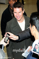 组图：汤姆克鲁斯赴韩宣传新片《碟中谍4》