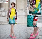 明星爱街拍第27期：T恤短裤POLO衫搭配(组图)