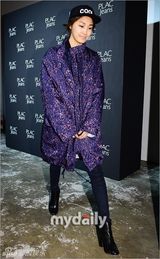 组图：车艺莲任瑟雍出席时尚品牌发布会