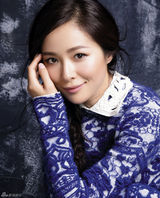 组图：江一燕冷暖双色写真 轻熟女复古风情