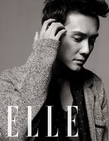 组图：冯绍峰拍《ELLE》浪漫写真