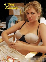 组图：凯特-阿普顿香艳杂志大片 手捧酥胸与裸男缠绵