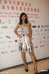 组图：靳羽西车永莉吕燕等出席慈善晚宴