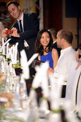 组图：美俏主播LINDA与法国贵族恋情曝光