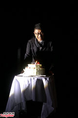 组图：庞龙现身包头为韩雷首演热身