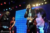组图：摇滚迷笛奖颁奖礼落幕 痛仰谢天笑各拍两砖