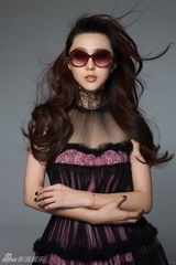 幻灯图：范冰冰代言太阳眼镜 波浪卷发显慵懒气质