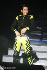 组图：萧敬腾唱《black or white》 向杰克逊致敬