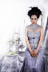 组图：芙蓉姐姐化身僵尸新娘 透视婚纱红唇滴血