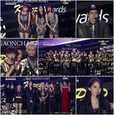 组图：EXO少女时代Sistar等亮相K-pop颁奖礼