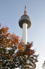 高清图：新浪娱乐探访韩国 登N首尔塔俯瞰城市