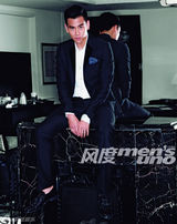 组图：吴尊彭于晏登《风度mensuno》封面
