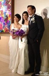 组图：杨采妮出嫁许茹芸做伴娘 梁咏琪主持婚礼