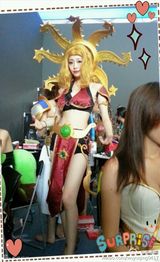 组图：Chinajoy火辣靓模长腿爆乳惹宅男疯狂