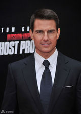 高清图：《碟中谍4》纽约首映克鲁斯携娇妻亮相