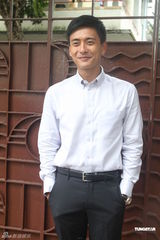 组图：黄宗泽否认为情消瘦 与周丽淇合作不怕传绯闻