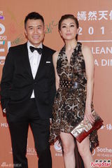 群星闪耀嫣然基金晚宴 王菲旗袍装与李亚鹏恩爱