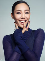 组图：白百何俏丽登《瑞丽》封面 笑容纯真