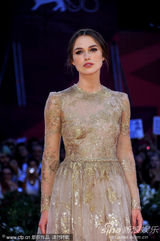 组图：《危险方法》首映 奈特丽复古纱裙清丽亮相