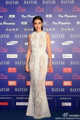 组图：李冰冰透视修身长裙优雅亮相红毯