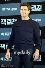 组图：汤姆克鲁斯出席《侠探杰克》韩国发布会