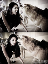 组图：新科世界小姐于文霞微博美图集锦