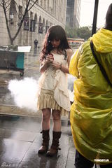 高清组图：林宥嘉绯闻女友邓紫棋台湾拍摄专辑MV