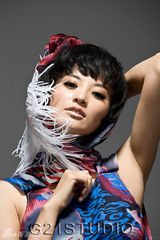 幻灯图：莫小棋登时尚杂志 造型多变性感妖娆