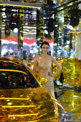 组图：车模兽兽性感透视黄金奶 自信爆乳微笑