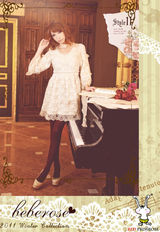 组图：藤井莉娜冬装写真 上演日系梦幻公主秀