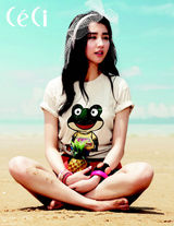 高清组图：韩星朴河善夏日写真尽显俏丽甜美