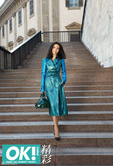 组图：董洁登杂志封面随性大方