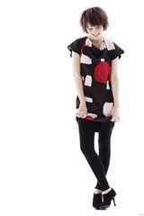 高清图：准妈妈袁泉凸肚写真 脱下高跟鞋开始新旅程