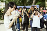 组图:李承铉海岛求婚戚薇办浪漫婚礼