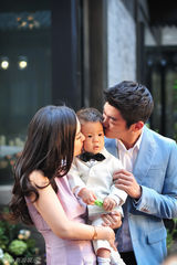 组图：霍思燕杜江为麟儿庆生 好友齐贺温馨融洽