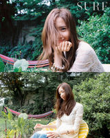 组图：少女时代允儿拍写真 身材纤瘦自然清新