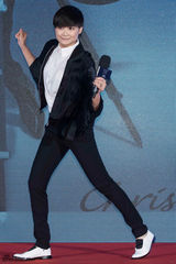 组图：李宇春新专辑走文艺风 费翔惊喜捧场