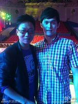 组图：中国飞鱼孙杨与众文体明星合影