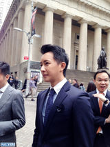 韩庚股东身份现纽交所 西装帅气获赞韩Boss(图)