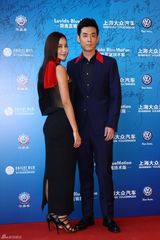 组图：电视华鼎奖红毯 郑爽仙气佟丽娅美艳