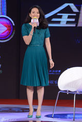 组图：吴宇森加盟全民电影 章子怡称影后没得够