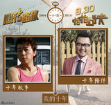 组图：《心花路放》“我的十年”主创青葱照