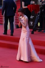 组图：《年少轻狂》登陆上海电影节 陈妍希卖萌