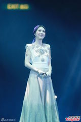 组图：谢霆锋陈慧琳等红馆开唱 悼念张耀荣