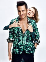 组图：耿乐拍杂志大片 表情鬼马展露浪叔本色