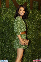 组图：林志玲豹纹装狂野 Anglebaby扫怀孕疑云