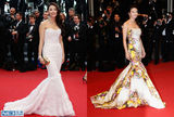 组图：霓裳轻舞东方美 戛纳红毯上的中国女星