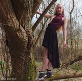 组图：“丹麦天使”素颜曝光 差距大网友震惊