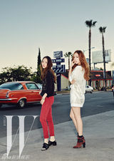 组图：Jessica Krystal写真 变身LA时尚姐妹花