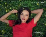 组图：超模米兰达-可儿代言牛仔裤 素颜拍写真